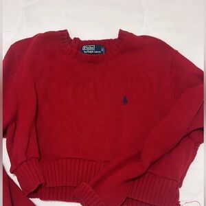Ralph Lauren Polo Cropped Sweater